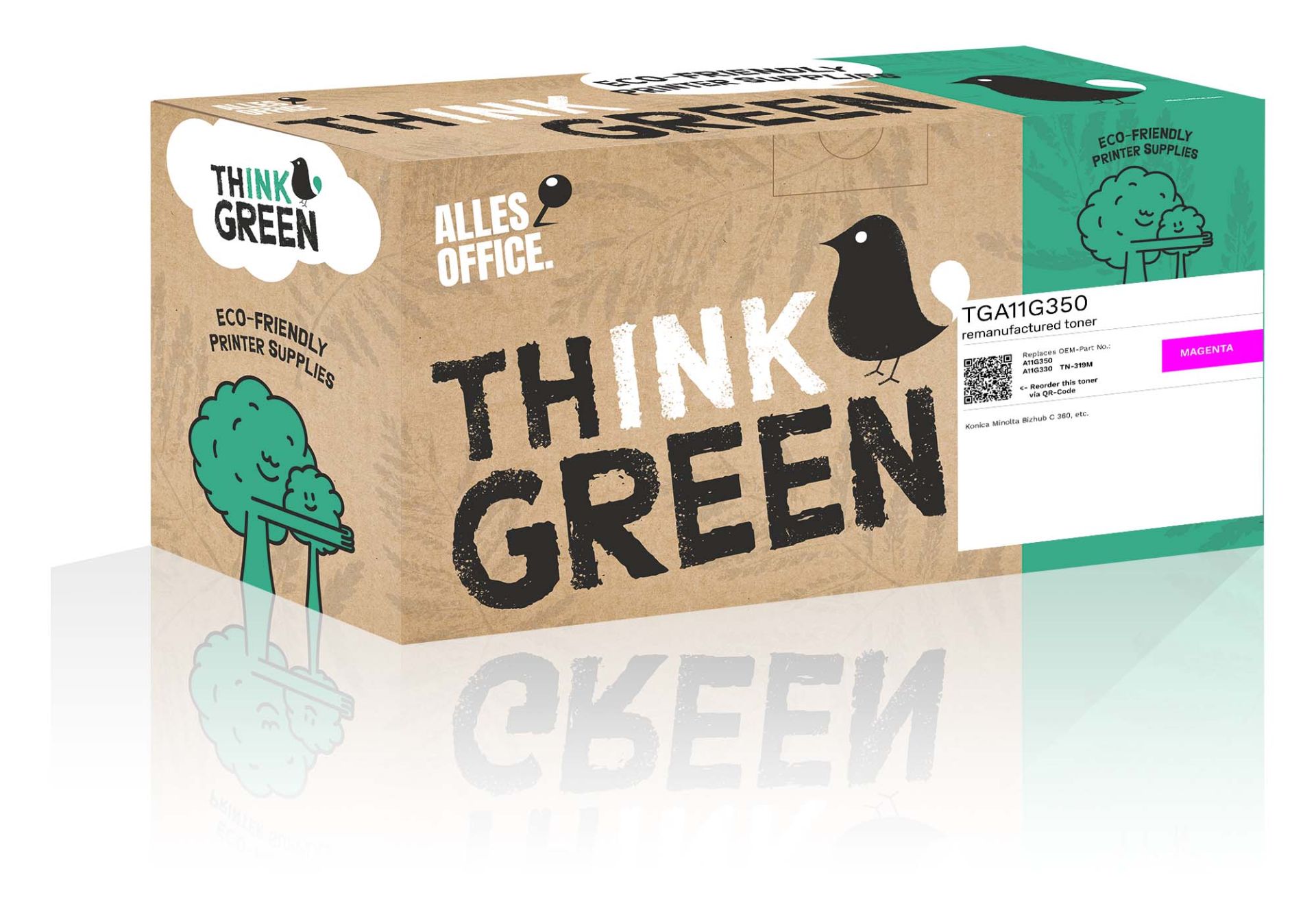 ThinkGreen Konica Minolta A11G350 / A11G330 / TN-319M Toner magenta